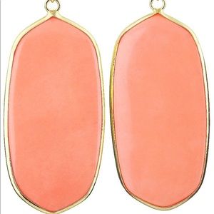 Orange Howlite Turquoise(Oval)